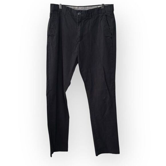 Men's Black Pants FRANK & OAK the Newport pants size 32x32 - Picture 1 of 8